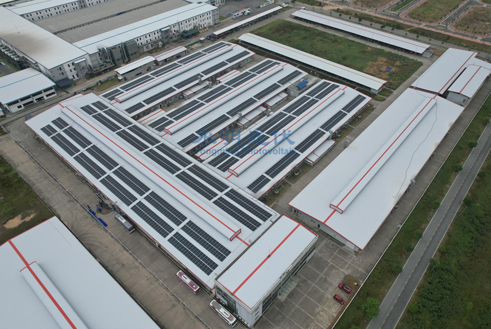 越南Poyun電子公司1.3MW光伏發(fā)電站